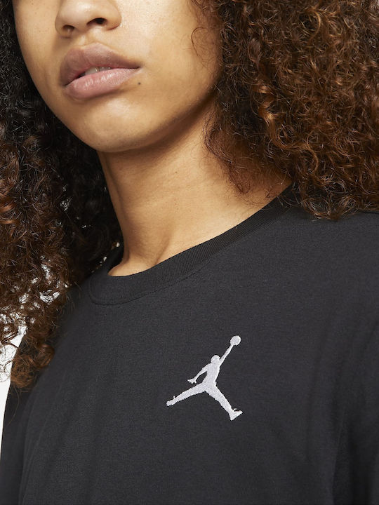 Jumpman Αθλητικό T-shirt Μαύρο