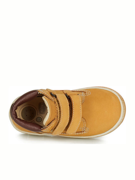 Clay Ghete Copii din Suede cu Velcro Maro