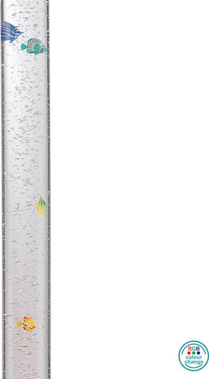 Globo Lighting Mendoza LED Floor Lamp H120xW21.5cm. with RGB Light Transparent