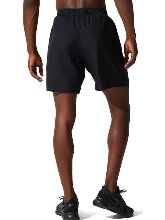 ASICS Core 7" 2 in 1 Αθλητική Ανδρική Βερμούδα Μαύρη
