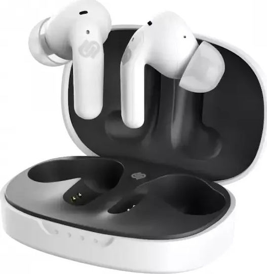 Urbanista Seoul In-ear Bluetooth Handsfree Ακουστικά με Αντοχή στον Ιδρώτα και Θήκη Φόρτισης Pearl White