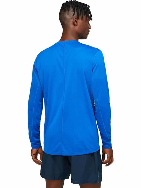 Core Long Sleeve Athletic Blouse Blue
