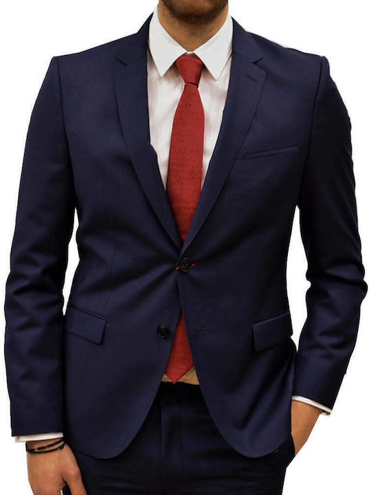 Men's Summer Suit Navy Blue