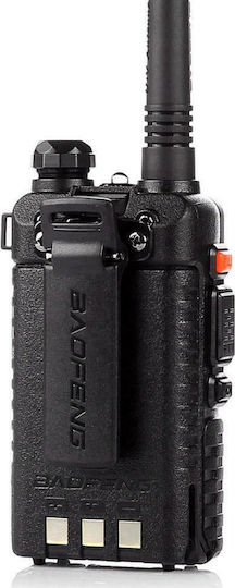 Baofeng UV-5R Plus Безжичен Трансивър UHF/VHF 5W В Черен Цвят