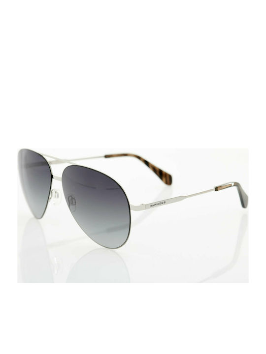 Hawkers Cole Sunglasses with Black Metal Frame and Gray Gradient Lenses