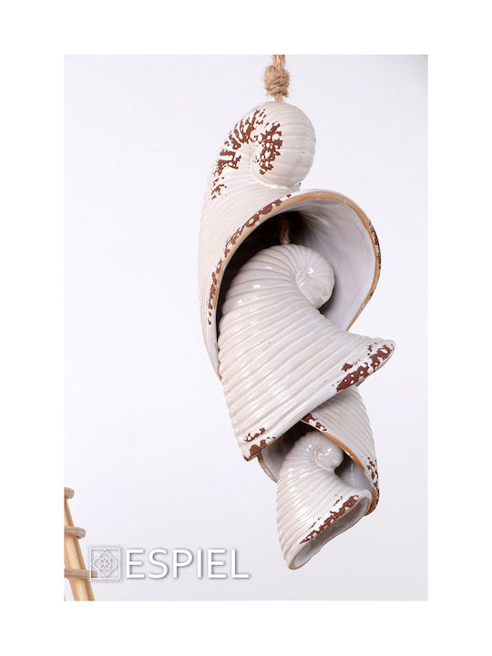 Espiel Hanging Decorative made of Shells 12x9.5x23cm 1pcs