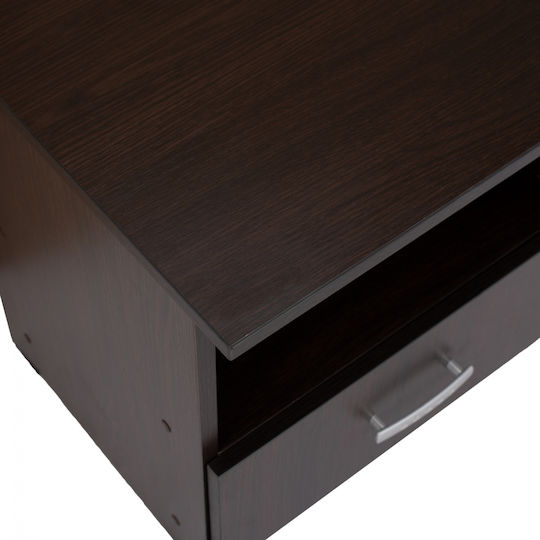 Κομοδίνο Adler Ξύλινο Wenge 45x40x48cm