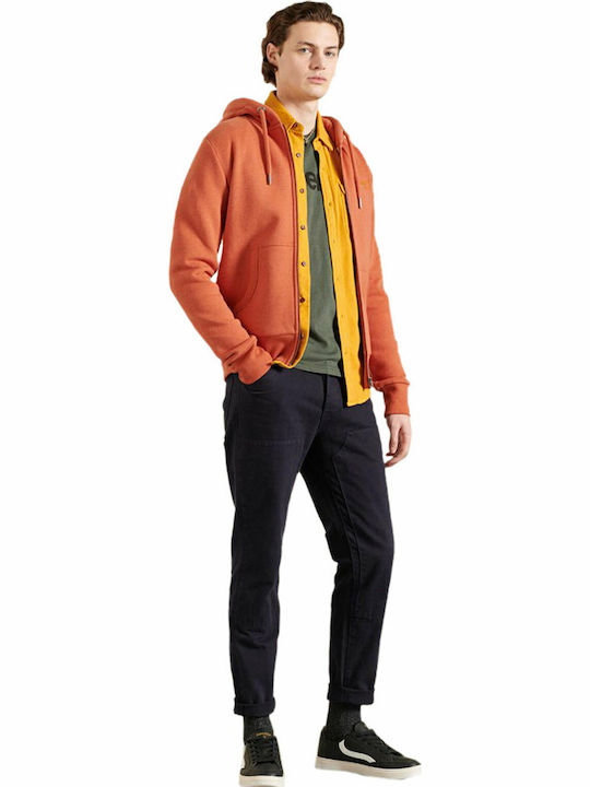 Sweatshirt mit Kapuze Rust Orange