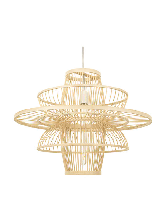 GloboStar Bali Pendant Light Suspension Grid for Socket E27 Beige