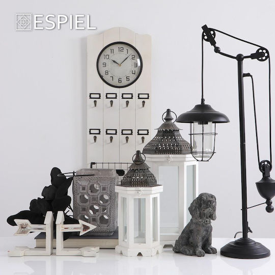 Espiel Фенерче Керамика Бял 17x17x26бр 1бр