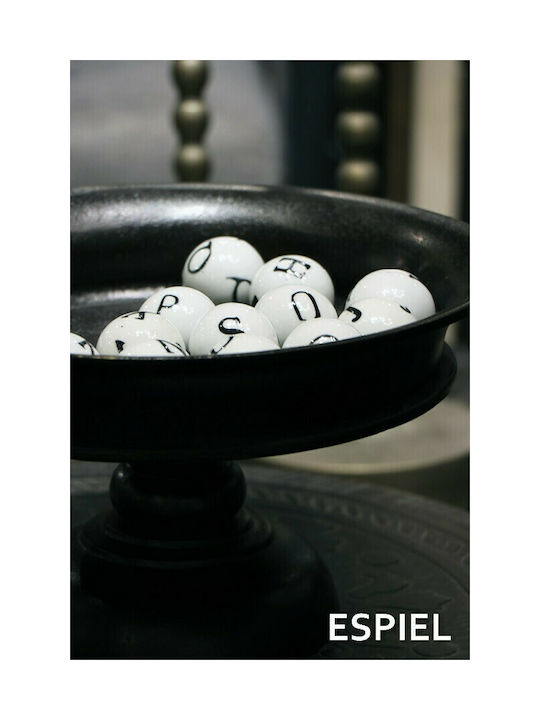 Espiel Dekoratives Brief aus Keramik 4x4x4cm 1Stück