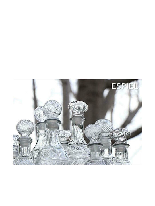 Espiel Glass Liqueur Decanter 28cm with Stopper 1000ml