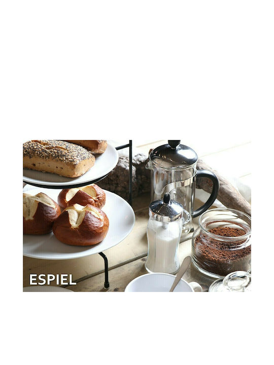 Espiel Метал Етажерка 2 нива Черен 1бр