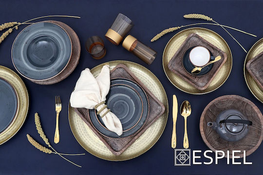 Espiel Πλατώ Σερβιρίσματος Ξύλινο 25x25x5εκ.
