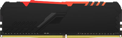 Kingston Fury Beast RGB 8GB DDR4 RAM mit Geschwindigkeit 2666 für Schreibtisch