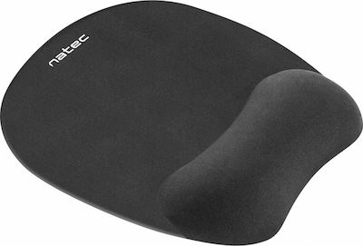 Natec Ergonomic Chipmunk Mouse Pad 230mm με Στήριγμα καρπού Μαύρο