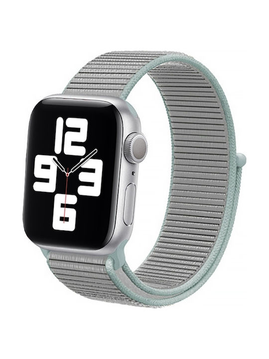 Crong Nylon Λουράκι Υφασμάτινο Pastel Green (Apple Watch 38/40/41mm)