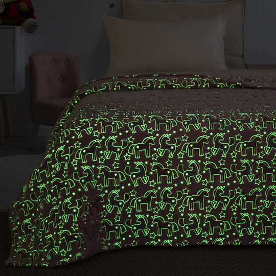 Beauty Home Decke Vlies Art Leuchtend Rosa 160x220cm