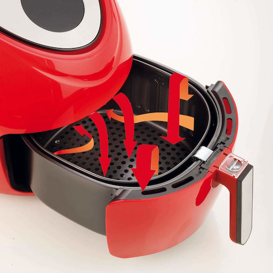 Ariete Airy Fryer XXL Air Fryer 5.5lt Red