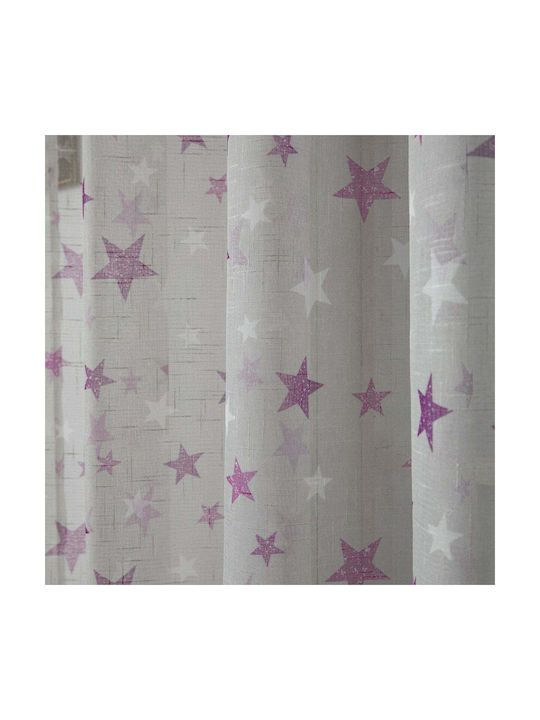 Beauty Home Kids Curtain with Grommet Tops Grey 280x280cm