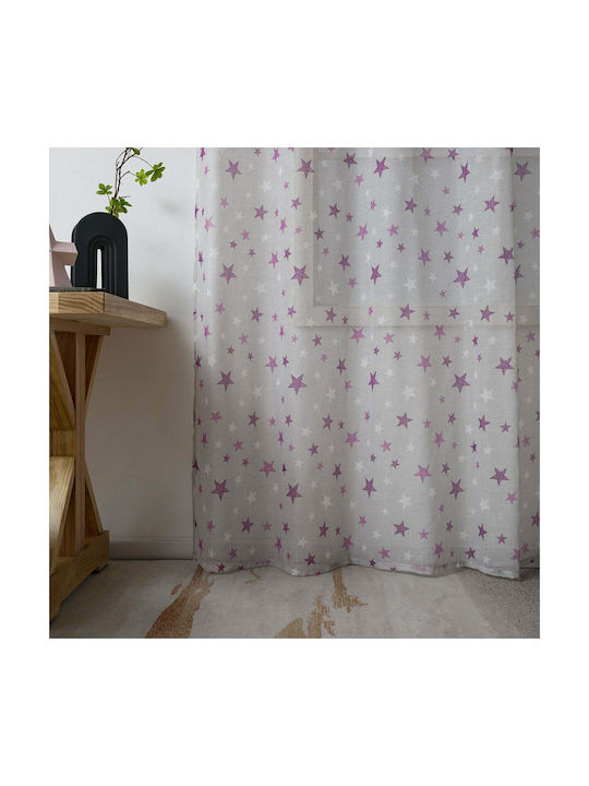 Beauty Home Kids Curtain with Grommet Tops Grey 280x280cm