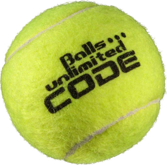 Topspin Unlimited Code Black Tournament Tennis Balls 4pcs