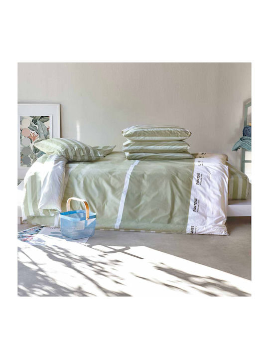 Kentia Pantone Coverlet Single Cotton 0636 Green 160x260cm