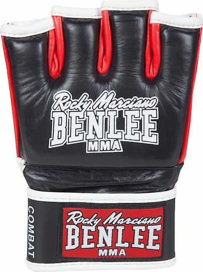 Benlee MMA Handschuhe Leder Schwarz