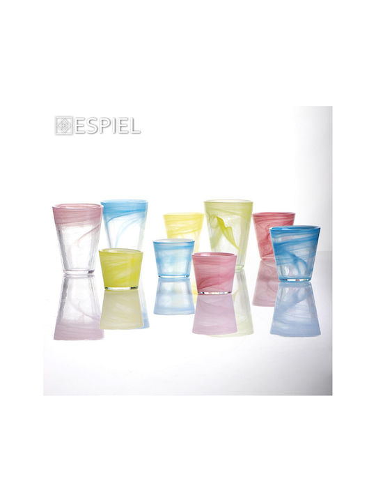 Espiel Atlas Alabaster Pahar pentru apa din Sticlă în Culoarea Albastru 270ml