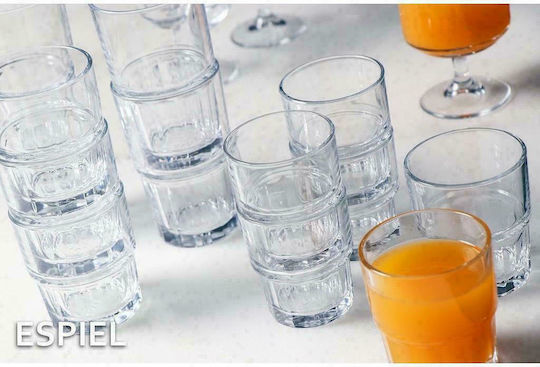Espiel Next Ποτήρι Νερού από Γυαλί 165ml