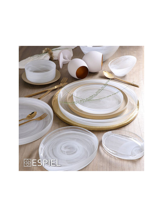 Espiel Maya Glas Cocktail/Trinken aus Glas White Gold Kelch 305ml