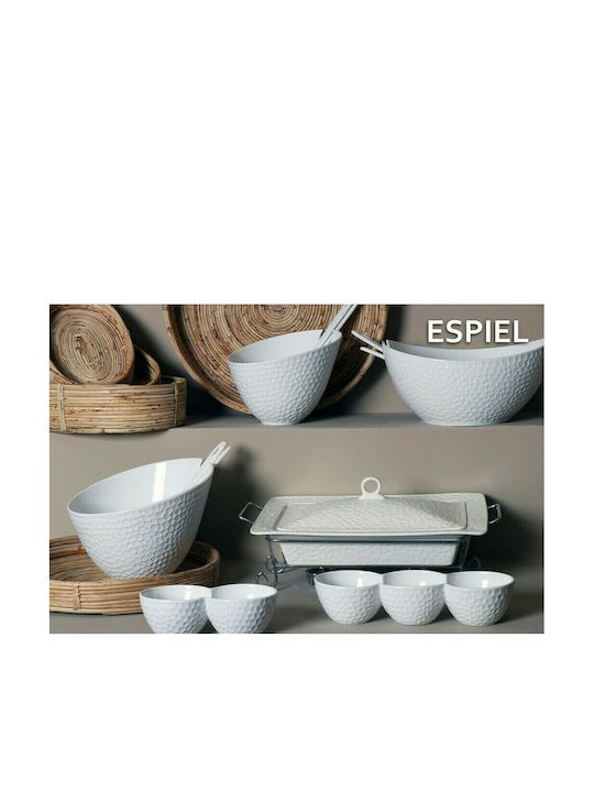 Espiel Дърво Кръгъл Поднос за сервиране в Кафяв Цвят 35x35x4см KAG147 1бр