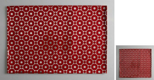 Espiel Coaster textil roșu Suporturi pentru pahare Tesatura Roșu 10x10cm 4buc