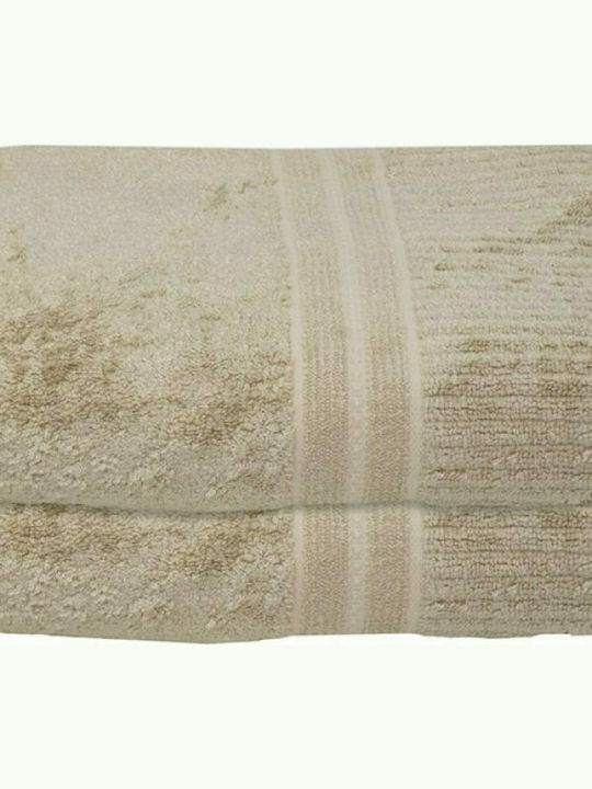 Anna Riska Πετσέτα Σώματος Modal 70x140εκ. 1 Beige Βάρους 600gr/m²