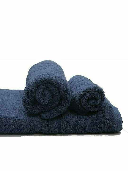 Sunshine 3pc Bath Towel Set Dory 27 Navy Weight 600gr/m²