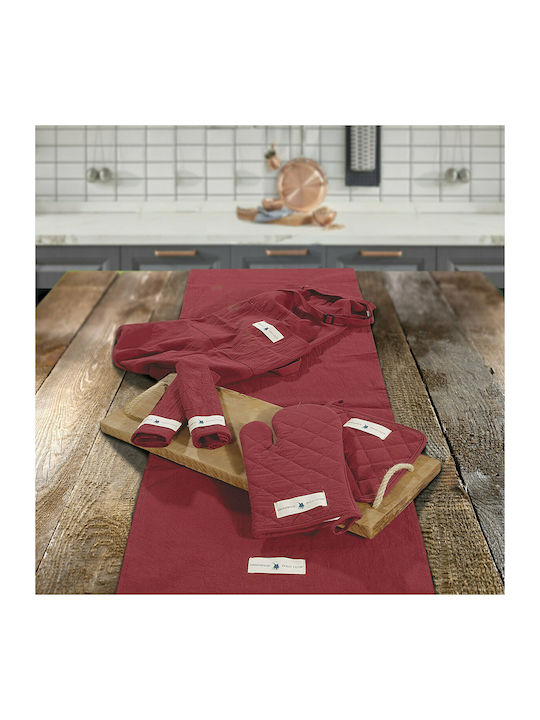 Greenwich Polo Club 2652 Towel made of 100% Cotton Bordeaux 30x45cm 227030452652 2pcs