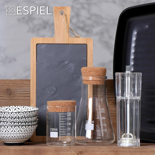 Espiel Πλατώ Σερβιρίσματος με Χειρολαβή από Πέτρα 43.5x15x1εκ.