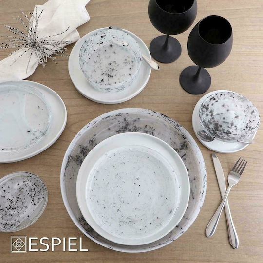 Espiel Alabaster Купа за сервиране Овални Стъкло Бял 15x12.5бр