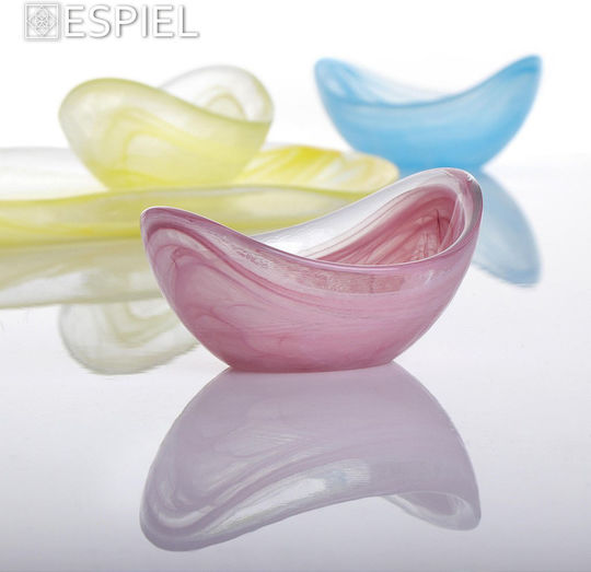 Espiel Atlas Alabaster Сервизна Плато Стъклен Жълт 27x14бр 1бр