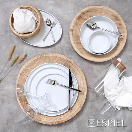 Espiel Good Mood Serving Platter Oval White 32x23cm