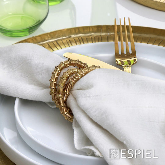 Espiel Yra Δαχτυλίδι Πετσέτας Μεταλλικό Χρυσό Espiel Yra Δαχτυλίδι Πετσέτας Μεταλλικό Χρυσό