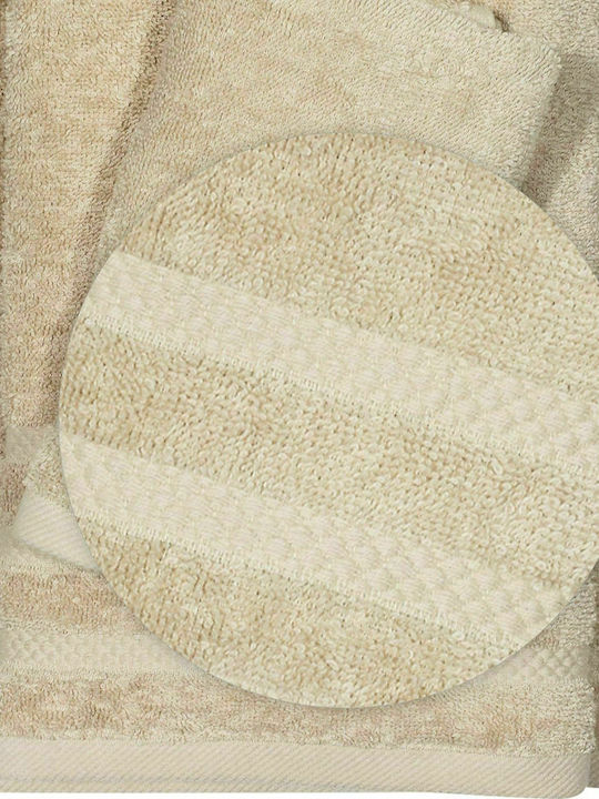 Das Home Badehandtuch 70x140cm. Beige Gewicht 500gr/m²