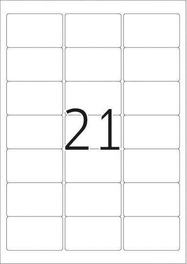 Herma 525 Self-Adhesive Rectangular A4 Labels 63.5x38.1mm