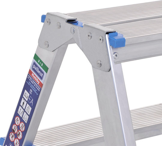 Palbest Hobby Scară Aluminiu cu 2x6 Trepte 124buc