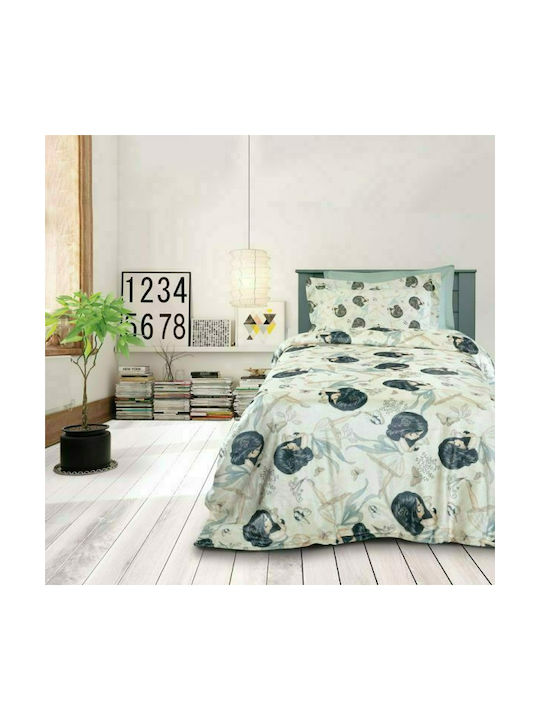 Das Home Kids Quilt Single Cute Girl Gray 160x240cm