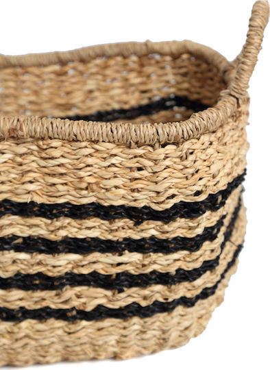 Soulworks Hollie Decorative Basket Wicker with Handles Brown 37x29x34cm