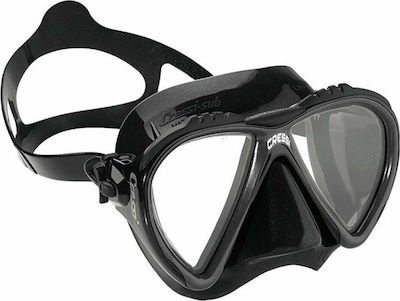 CressiSub Diving Mask Lince Μαύρη Black DS312050