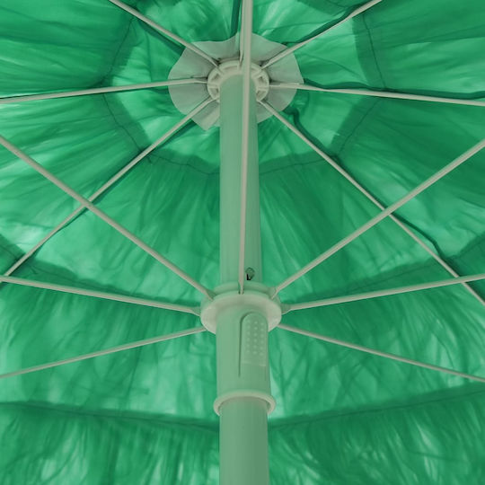 Aluminum Garden & Terrace Parasol Green 3x3m