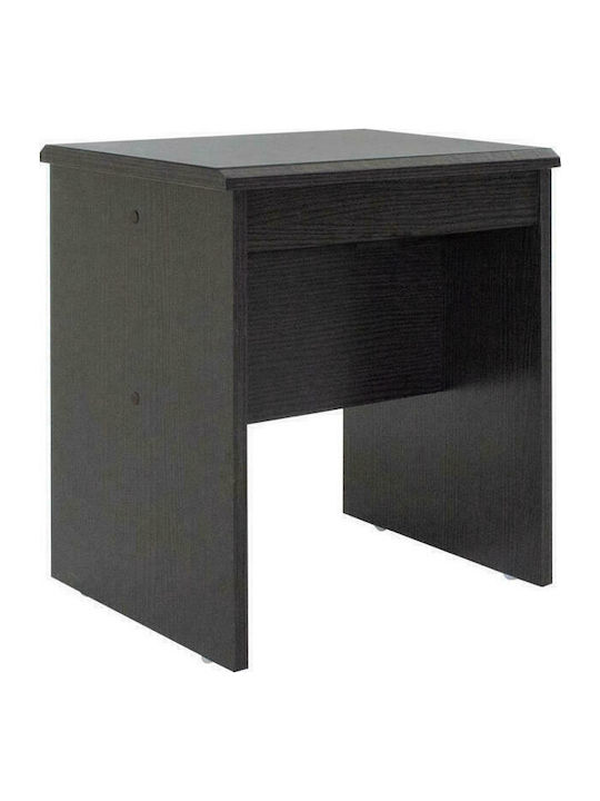 Eckige Schminktisch Kremetakamaras Olympus Holz Wenge mit Spiegel & Hocker 90.5x39.5x75cm