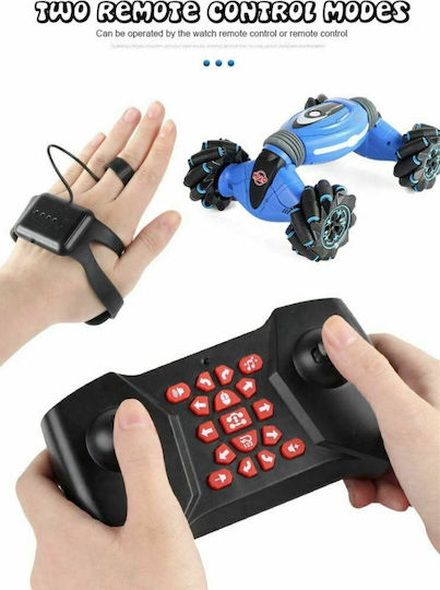 Double Vehicle Twisted Climbing Remote Controlled Car Stunt Blue